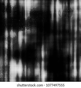 Spotted monochrome vector background. Abstract halftone illustration pattern. Vintage texture
