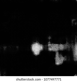 Spotted monochrome vector background. Abstract halftone illustration pattern. Vintage texture
