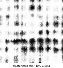 Spotted monochrome vector background. Abstract halftone illustration pattern. Vintage texture
