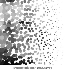 Spotted monochrome vector background. Abstract halftone illustration pattern. Vintage texture
