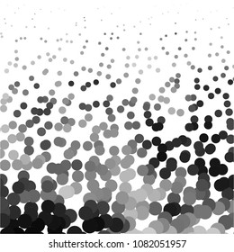 Spotted monochrome vector background. Abstract halftone illustration pattern. Vintage texture

