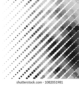 Spotted monochrome vector background. Abstract halftone illustration pattern. Vintage texture
