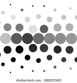 Spotted monochrome vector background. Abstract halftone illustration pattern. Vintage texture
