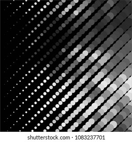Spotted monochrome vector background. Abstract halftone illustration pattern. Vintage texture
