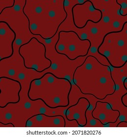 Spotted and polka dots pattern. for textile manufactured fashion garments. ready to print. All over and vector pattern