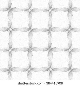 Spotted seamless abstract halftone vector illustration background. Geometric wave polka dot pattern