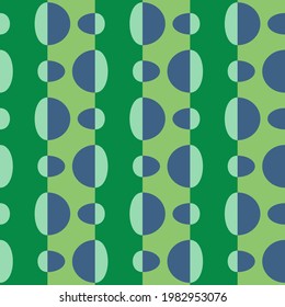 Spotted seamless pattern for textiles, web, advertising, prints and any design projects. Retro rounded shapes will decorate any surface or thing and make it attractive.