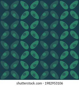 Spotted seamless pattern for textiles, web, advertising, prints and any design projects. Retro rounded shapes will decorate any surface or thing and make it attractive.