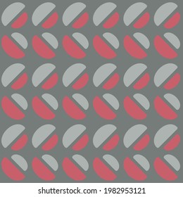 Spotted seamless pattern for textiles, web, advertising, prints and any design projects. Retro rounded shapes will decorate any surface or thing and make it attractive.