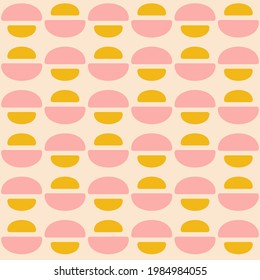 Spotted seamless pattern for textiles, web, advertising, prints and any design projects. Retro rounded shapes will decorate any surface or thing and make it attractive.