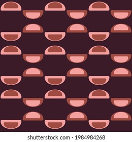 Spotted seamless pattern for textiles, web, advertising, prints and any design projects. Retro rounded shapes will decorate any surface or thing and make it attractive.
