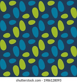 Spotted seamless pattern for textiles, web, advertising, prints and any design projects. Retro rounded shapes will decorate any surface or thing and make it attractive.