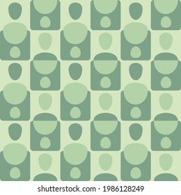Spotted seamless pattern for textiles, web, advertising, prints and any design projects. Retro rounded shapes will decorate any surface or thing and make it attractive.
