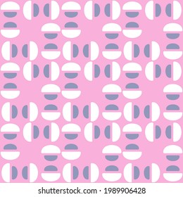 Spotted seamless pattern for textiles, web, advertising, prints and any design projects. Retro rounded shapes will decorate any surface or thing and make it attractive.