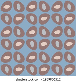 Spotted seamless pattern for textiles, web, advertising, prints and any design projects. Retro rounded shapes will decorate any surface or thing and make it attractive.