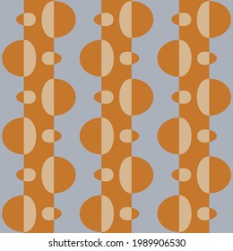 Spotted seamless pattern for textiles, web, advertising, prints and any design projects. Retro rounded shapes will decorate any surface or thing and make it attractive.