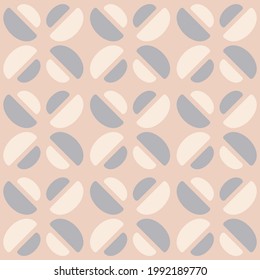 Spotted seamless pattern for textiles, web, advertising, prints and any design projects. Retro rounded shapes will decorate any surface or thing and make it attractive.