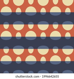 Spotted seamless pattern for textiles, web, advertising, prints and any design projects. Retro rounded shapes will decorate any surface or thing and make it attractive.