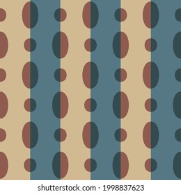 Spotted seamless pattern for textiles, web, advertising, prints and any design projects. Retro rounded shapes will decorate any surface or thing and make it attractive.