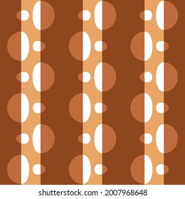 Spotted seamless pattern for textiles, web, advertising, prints and any design projects. Retro rounded shapes will decorate any surface or thing and make it attractive.
