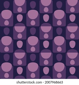 Spotted seamless pattern for textiles, web, advertising, prints and any design projects. Retro rounded shapes will decorate any surface or thing and make it attractive.