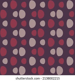 Spotted seamless pattern for textiles, web, advertising, prints and any design projects. Retro rounded shapes will decorate any surface or thing and make it attractive.