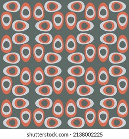 Spotted seamless pattern for textiles, web, advertising, prints and any design projects. Retro rounded shapes will decorate any surface or thing and make it attractive.