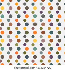 Spotted seamless pattern. Vector illustration