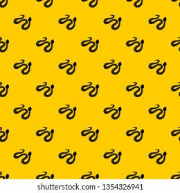 Spotted snake pattern seamless vector repeat geometric yellow for any design