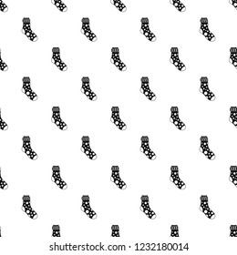 Spotted sock pattern seamless vector repeat geometric for any web design