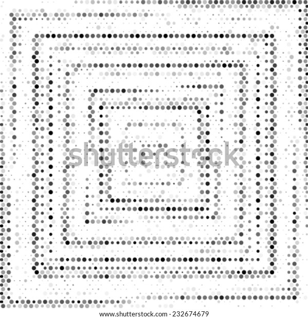 Spotted Square Tile Illustration Retro Dotted: vector de stock (libre ...