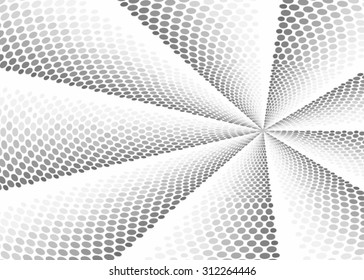 Spotted star shine background. Retro line vector illustration pattern