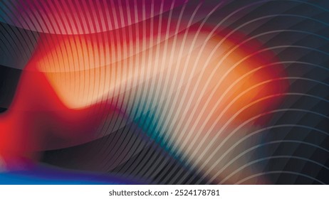 Spotted striped art wallpaper. Excellent background template for booklets, brochures, business cards, billboards and other your projects. Vector.