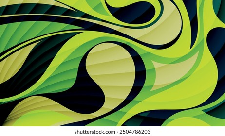 Spotted striped wallpaper in blue green tones. An excellent background for designing pages on social networks, posters, presentations, outdoor advertising and your other projects. Vector.