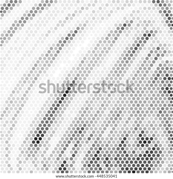 Spotted Wave Grid Black White Ink Stock Vector (Royalty Free) 448535041 ...