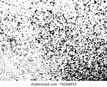 Spotty surface. White, black background.