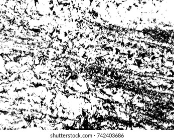 Spotty surface. White, black background.