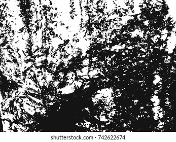 Spotty surface. White, black background.