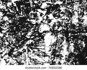 Spotty surface. White, black background.
