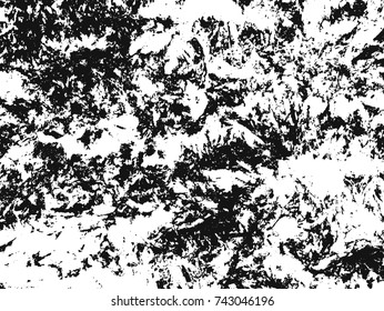 Spotty surface. White, black background.