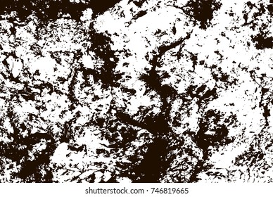 Spotty surface. White and black background.