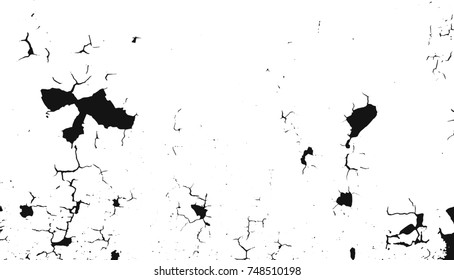 Spotty surface. White and black background.