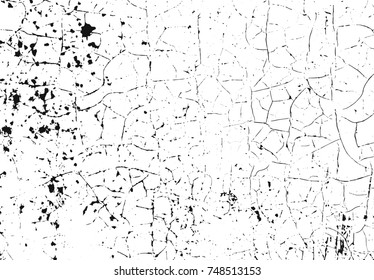 Spotty surface. White and black background.