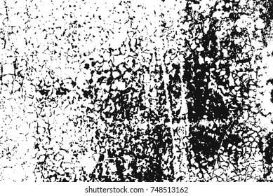 Spotty surface. White and black background.