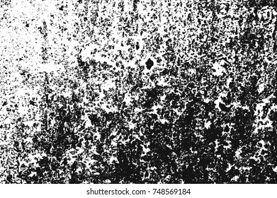 Spotty surface. White and black background.