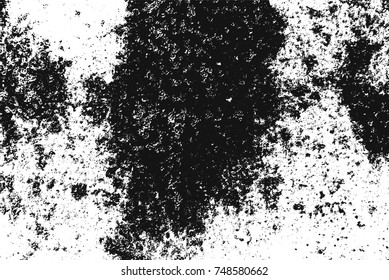 Spotty surface. White and black background.