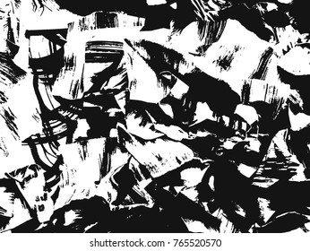 Spotty surface. White and black background.