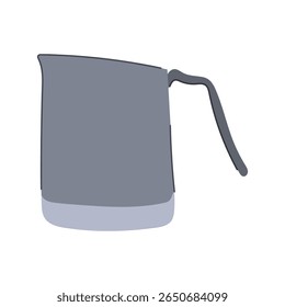 spout milk frothing pitcher cartoon. handle latte, art steaming, espresso coffee spout milk frothing pitcher sign. isolated symbol vector illustration