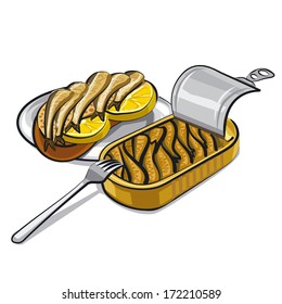 sprats in oil