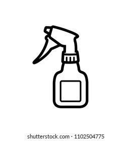 spray - barber icon vector